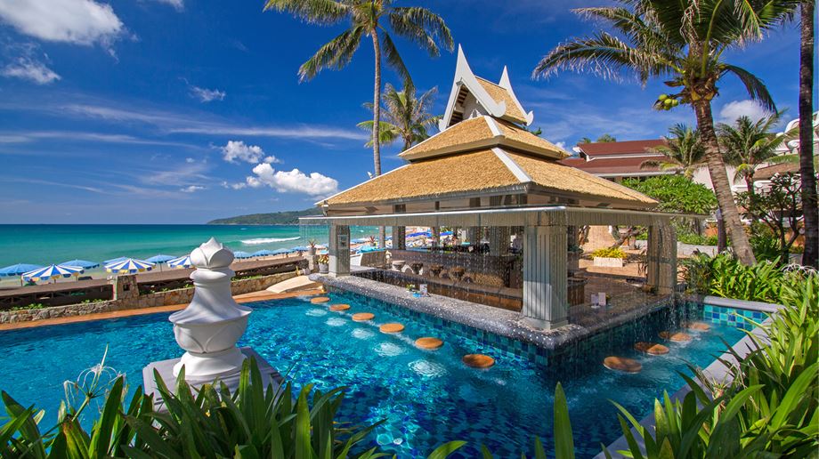 Rejser til Thailand, Phuket, Beyond Resort Karon, poolbar