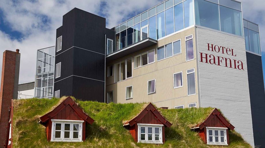 Færøerne Torshavn Hotel Hafnia, Hotel Facade, Centrum