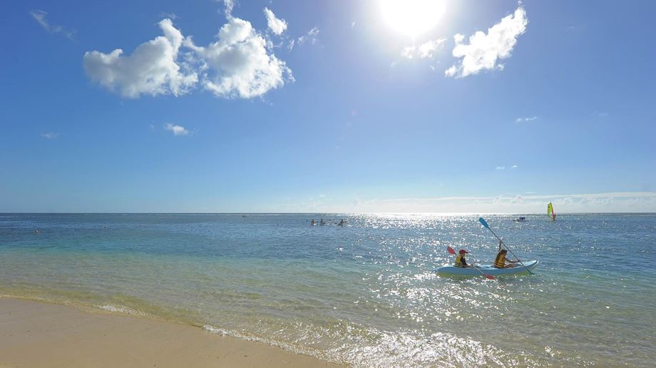 Rejser til Mauritius, Victoria Beachcomber Resort & Spa, Det er gratis at sejle i kajak