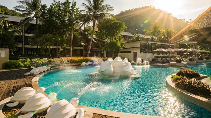 Thailand, Koh Chang, KC Grande Beach Resort & Spa, Seaside Pool