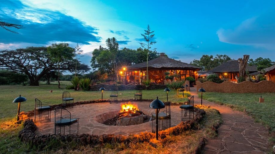 Kenya Amboseli Sopa Lodge Garden