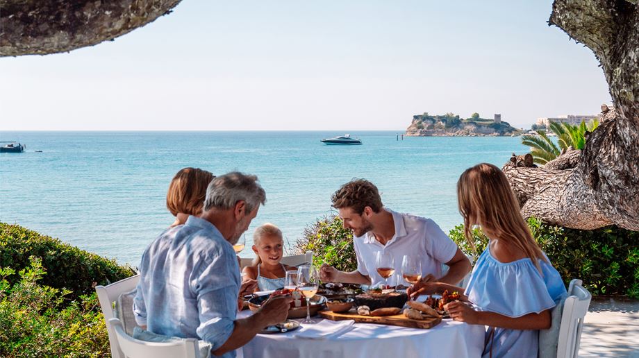 Rejser til Grækenland, Halkidiki, Sani Club, restaurant og familie