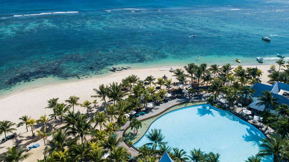 Rejser til Mauritius, Victoria Beachcomber Resort & Spa, Swimmingpool og strand