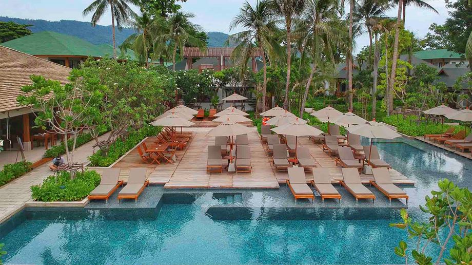 Rejser til Thailand, Koh Samui, Banana Fan Sea Resort, pool
