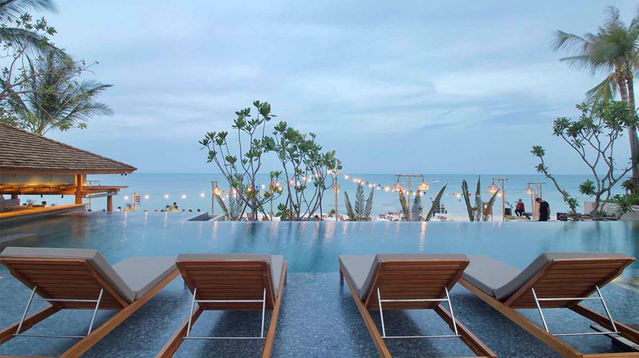Thailand, Koh Samui, Banana Fan Sea Resort, Pool Område