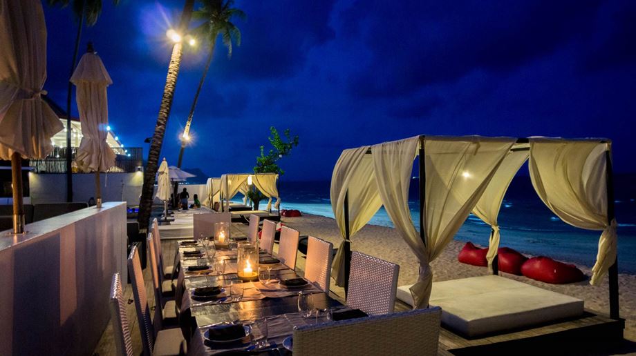 Thailand, Khanom, Aava Resort & Spa, Dinner Beach