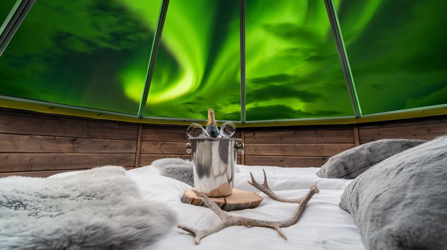 Oplev nordlys på rejser til Finsk Lapland