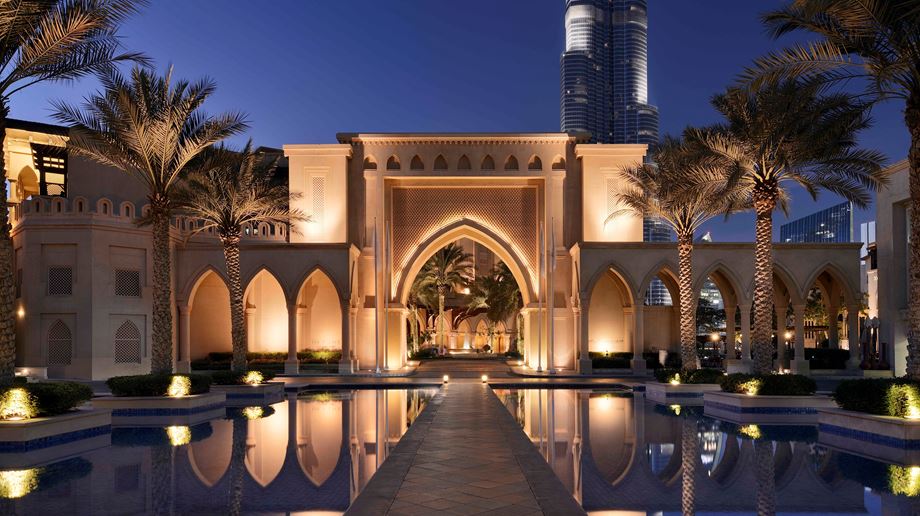 Dubai Palace Downtown Entrance Arc
