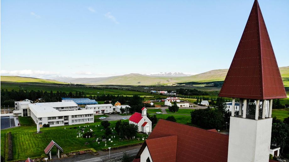 Rejser til Island, Reykholt, Fosshotel Reykholt, outdoor church