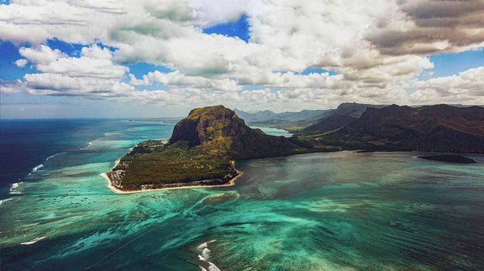Mauritius Bjergformatin Kystlinie