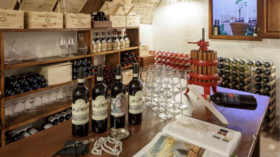 Rejser til Italien, Toscana, Borgo Pignano, wine tasting