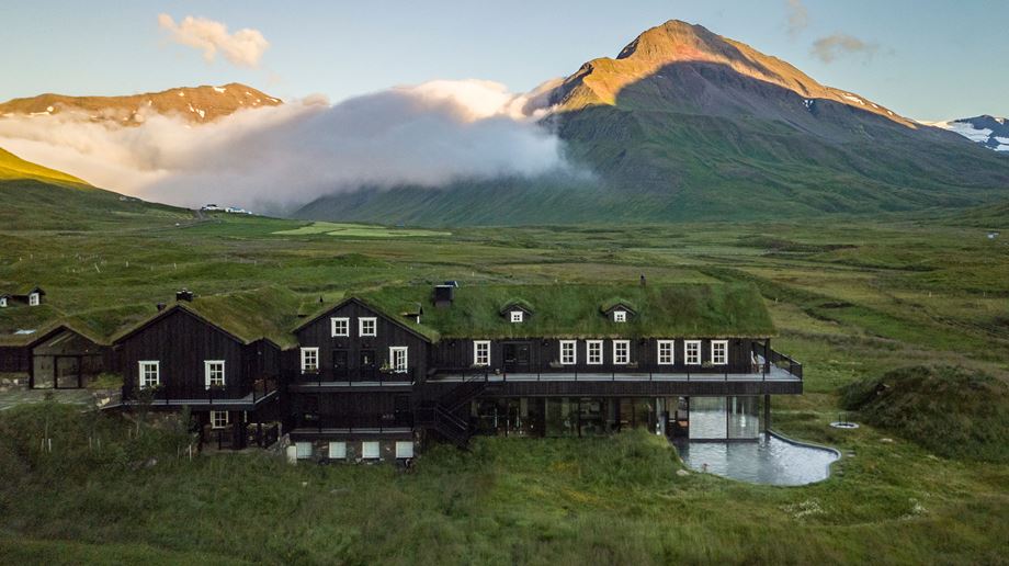 Island Deplar Farm Hotel med udsigt til landskabet