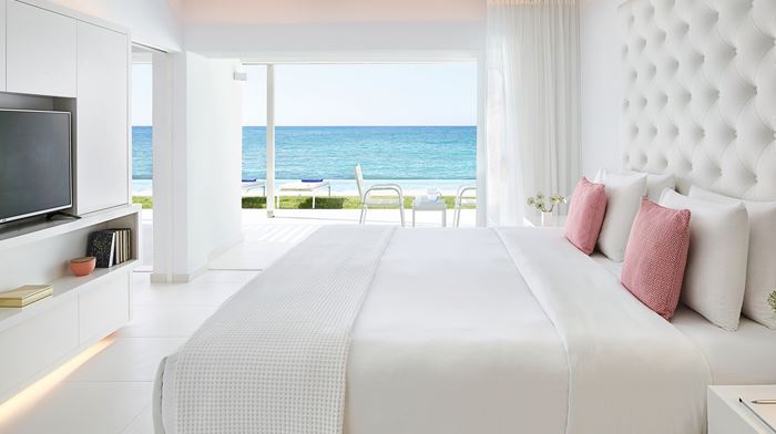 Grækenland, Kreta, Grecotel Lux Me White Palace, Lux Me Yali Seafront Suite med delt pool og havudsigt
