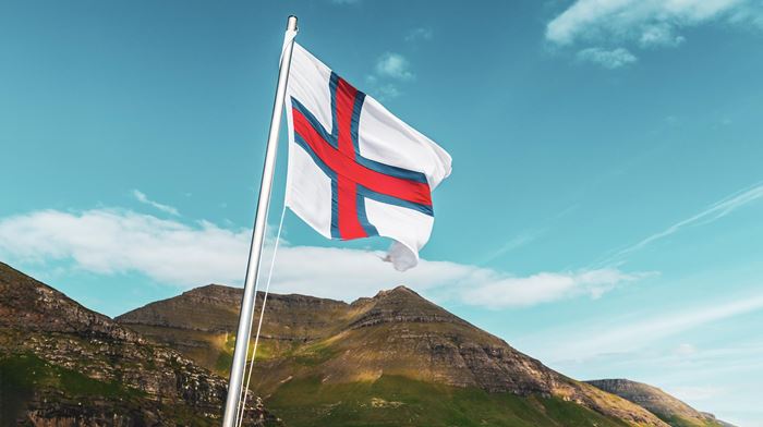 Færøerne,  Færøernes Flag, Bjerge, Klipper