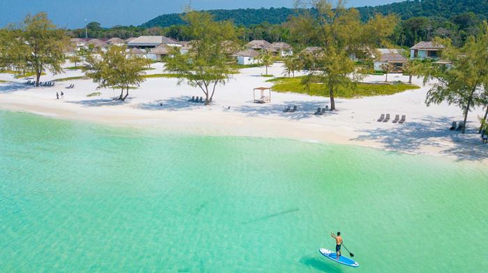 Cambodia Koh Rong Island The Royal Sands Stand Up Paddle