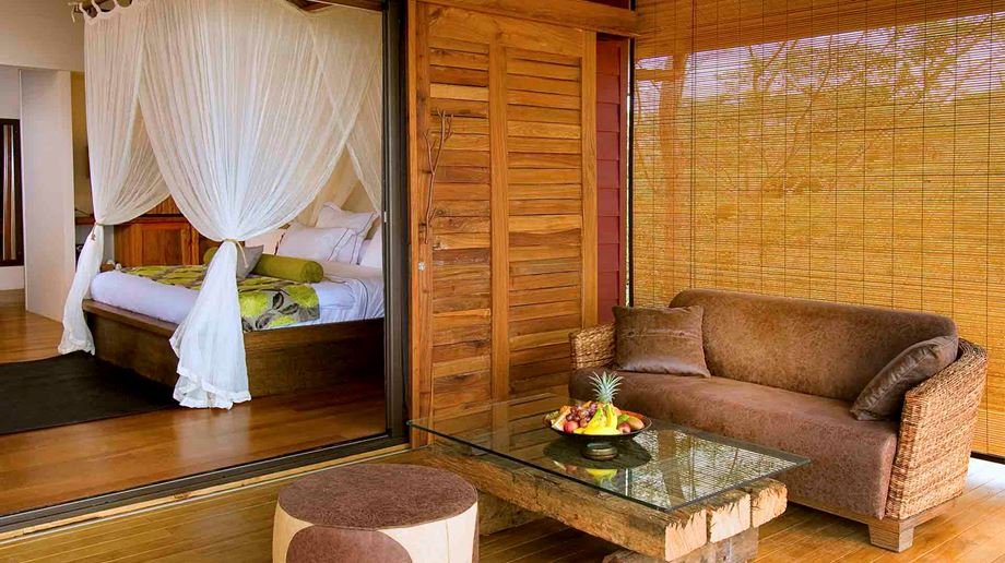 Rejser til Mauritius, Lakaz Chamarel Exclusive Lodge, Terrassen i en Exclusive Suite