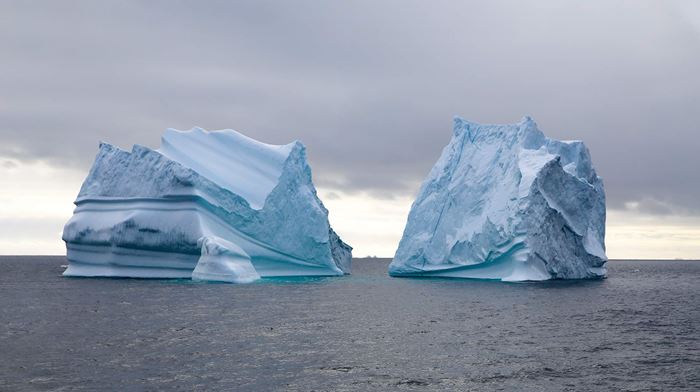 Grønland, Isbjerge, Ilulissat, Diskobugten, Vand, Natur