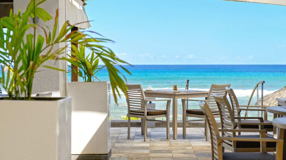 Rejser til Mauritius, Recif Attitude, Restaurant La Pointe aux Piments ved stranden
