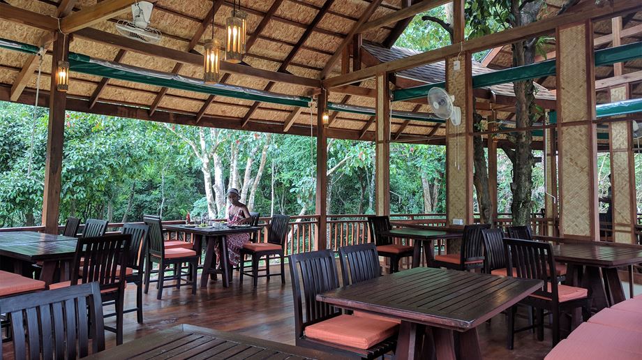 Thailand, Khao Sok, Our Jungle Camp, Restaurant Interior