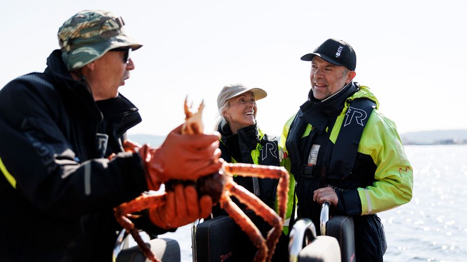 Norge Havila Kystruten Kirkenes Excursion King Crab Fishing In Rib