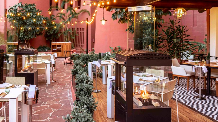 Ritz Carlton Tenerife, Abama, Restaurant Verde Mar terrasse