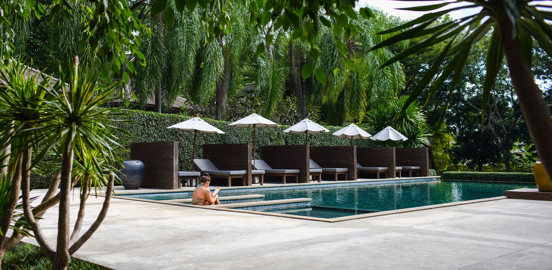 Thailand, Pai, The Quarter Pai, Pool Area