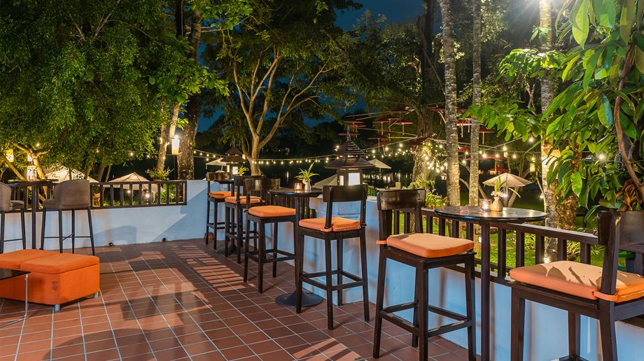Thailand Chiang Rai The Legend Wine Casa Bar Terrace