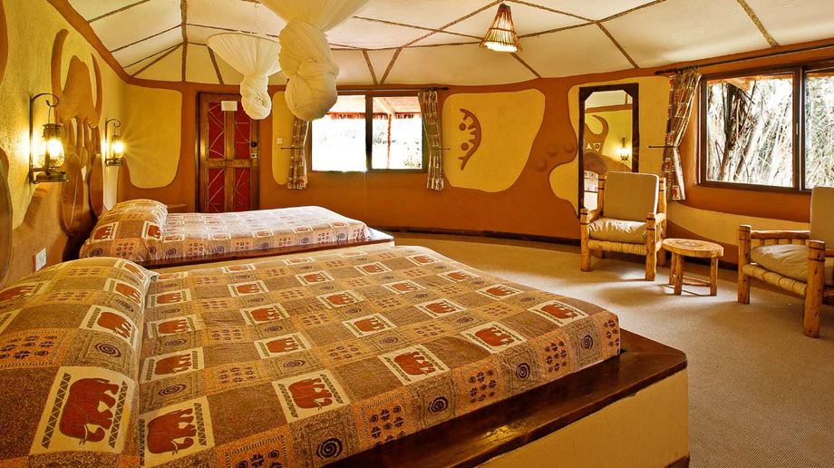 Kenya Amboseli Sopa Lodge Room