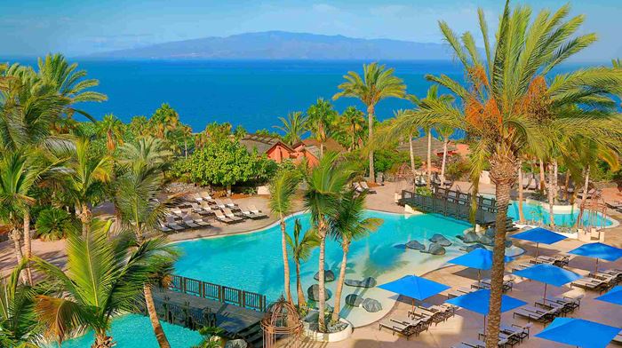 Lagoon Pool på Ritz-Carlton, Abama på Tenerife
