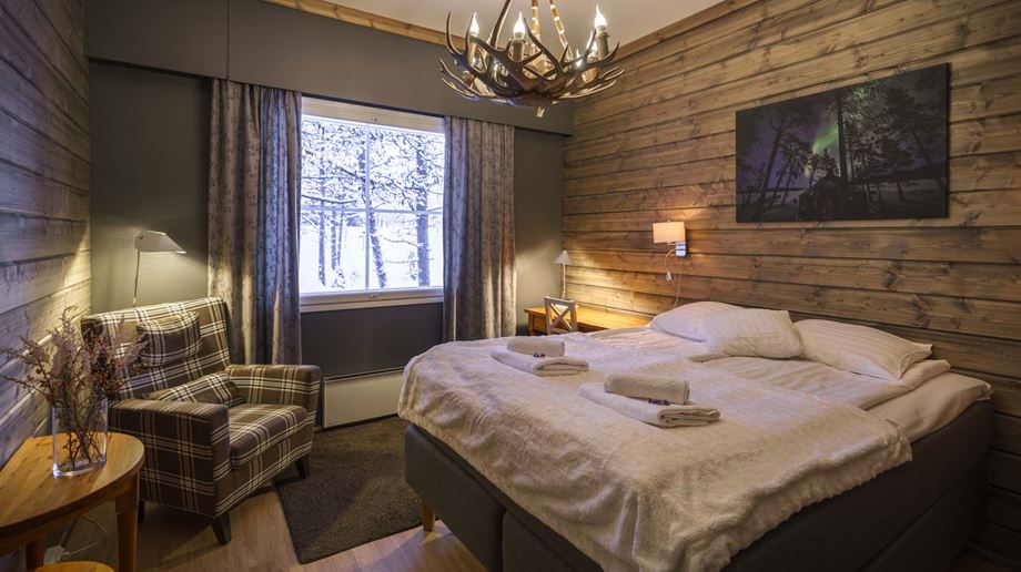 Finland, Finske Lapland, Moutka Wilderness Hotel, Wilderness Room