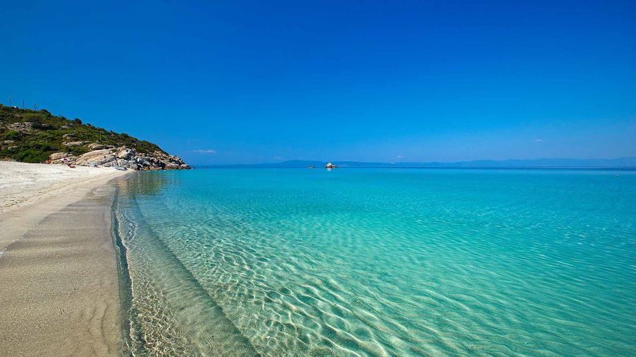 Rejser til Grækenland, Halkidiki, Sani Club, beach