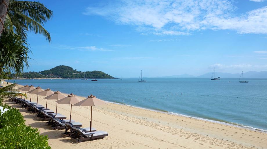 Thailand, Koh Samui, Bo Phut Resort, Strand Udsigt