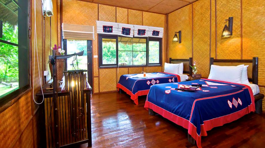 Rejser til Thailand, Chiang Mai, Hmong Hilltribe Lodge, superior værelse