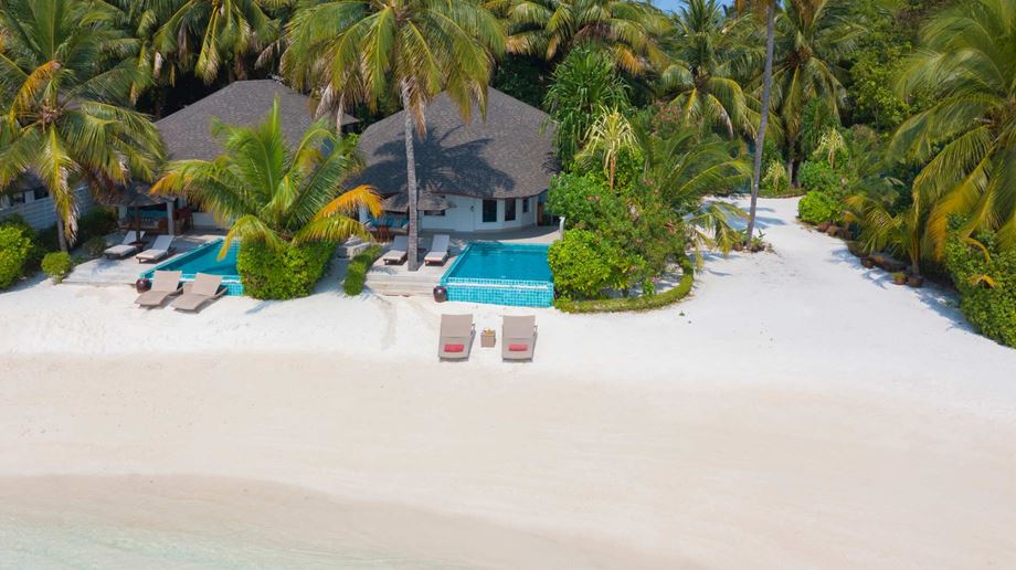 Rejser til Maldiverne, Centara Grand Island Resort & Spa, Two bedroom beach villaer med pool