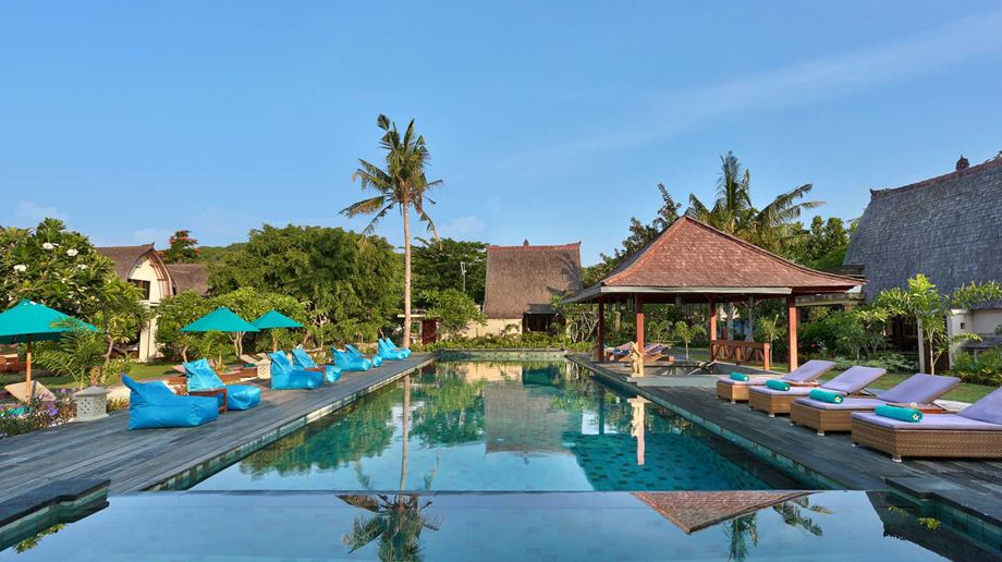 Indonesien Gili Trawangan Hotel Vila Ombak, Pool Bar