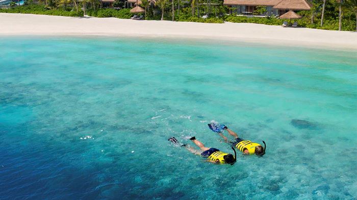 Maldiverne Waldorf Astoria Snorkeling