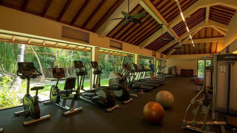 Fitness center på The Residence Maldives at Dhigurah