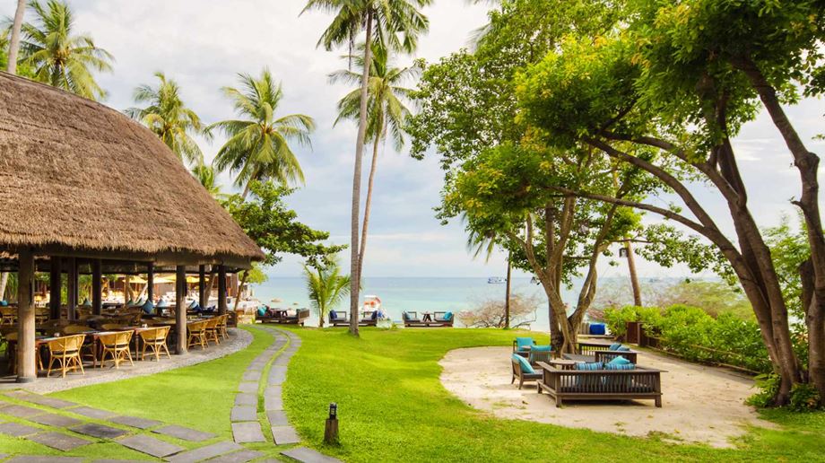 Thailand, Koh Tao, Haad Tien Beach Resort, Restaurant Stranden
