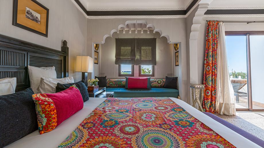 Marokko Agadir Villablanche Room Bed