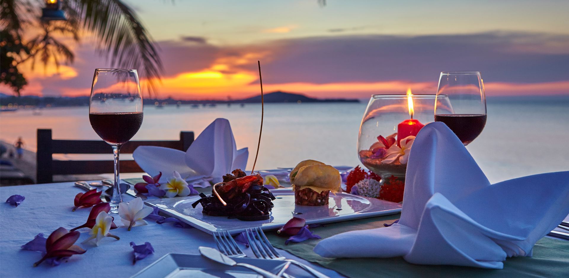 Thailand, Koh Samui, Paradise Beach Resort, Romantisk Middag