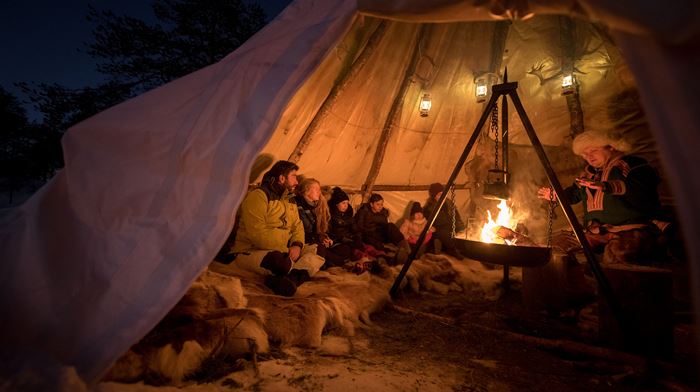 Norge Malangen Resort Sami Storytelling