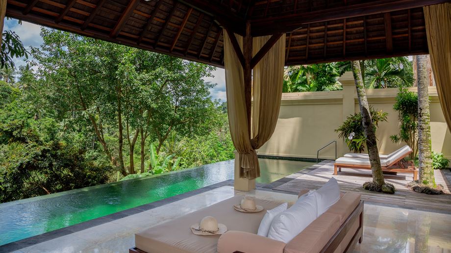 Indonesien Bali Ubud Komaneka Bisma, One Bedroom Pool Villa, Terrace