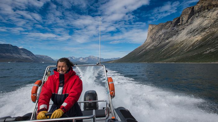 Grønland Camp Kiattua, Nuuk, Fjord, Bådtur, RIB båd, Udflugt, Natur, Vand, Bjerge