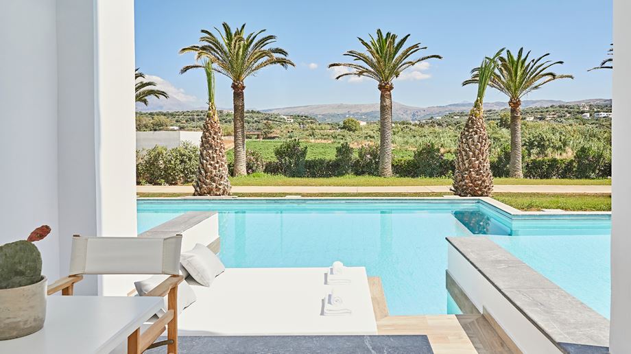 Rejser til Grækenland, Kreta, Grecotel Lux Me White Palace, Swim Up Værelse sharing pool