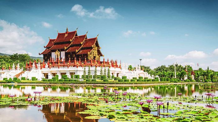 Thailand Chiang Mai Lanna Style Arkitektur Royal Pavillon Sck Filter