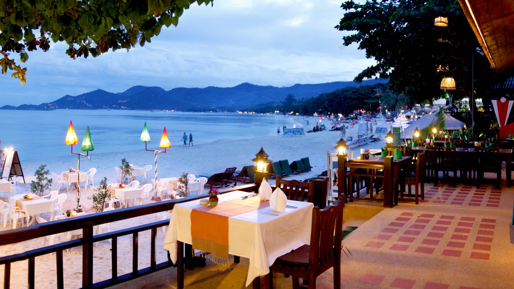 Blick Vom Restaurant Hotel Baan Chaweng Beach Resort Spa Chaweng My XXX Hot Girl