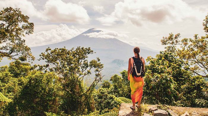 Indonesien Bali Bjerge Kvinde