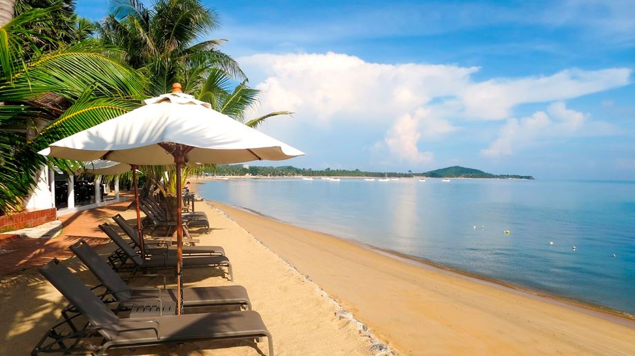 Thailand, Koh Samui, Paradise Beach Resort, Strand Udsigt