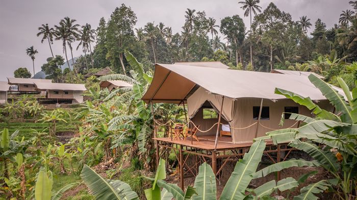 Indonesien Bali Manggis Kaura Village Retreat Pavilion Exterior