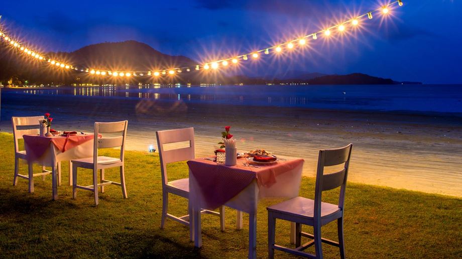 Thailand, Koh Lanta, Twin Bay Resort, Dinner Beach